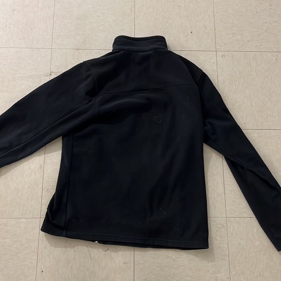 Black fleece Columbia zip up hoodie - Picture 2 of 6